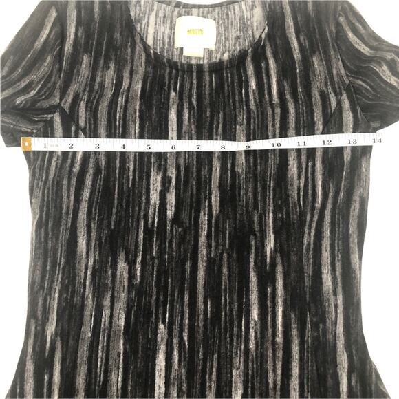 Maeve Anthropologie black / grey knit dress size X Small - Picture 3 of 8